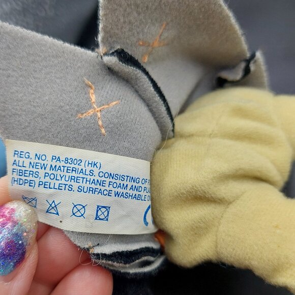 Vintage Disney Mattel Star Bean Jiminy Cricket 9" Plush Toy Doll - Picture 6 of 6